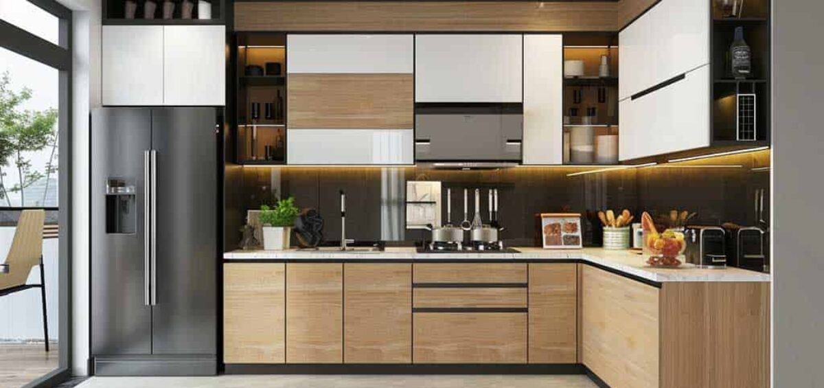 L-shaped kitchen design ideas